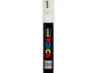 Posca Tusch, PC-1M, streg 0,7 mm, extra-fine, hvid, 1 stk.