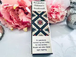 Oldemors brodering vintage sæt 