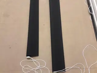 5 sorte mørklægningsrullegardiner