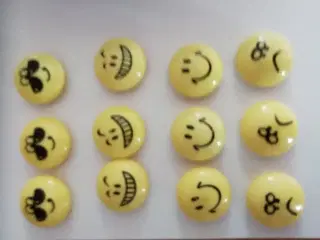 magnet med smiley