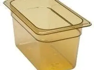 6 stk. Kantine varmefast gul 1/4 GN D150 mm Cambro
