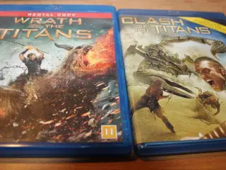 Clash of the Titans og Wrath of the Titans, blu-ra