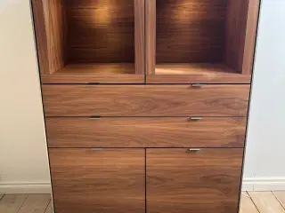 Skovby SM923 Vitrineskab - Olieret Valnød