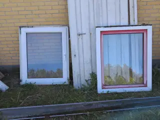 Plast vindue som kan åbnes 