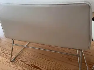 Stol hvidt læder - en lækker Paustian Spinal Chair