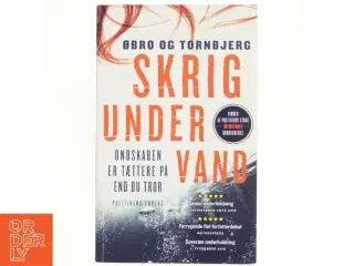 Skrig under vand af Jeanette Øbro Gerlow (Bog)