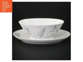 Sovseskål med bladmønster fra Seltmann Weiden (str. 21 cm)