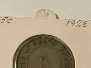 5 Cents North Borneo 1928