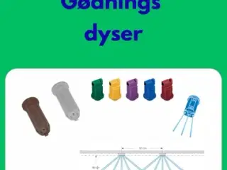 Sprøjte dyser og udstyr til flydende gødning - 4