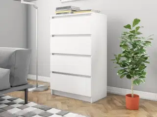 Skænk 60x35x98,5 cm konstrueret træ hvid