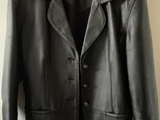 Læder blazer