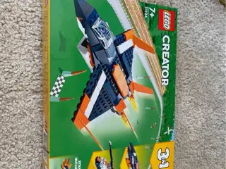 Uåbnet - 31126 LEGO Creator Supersonic-jet