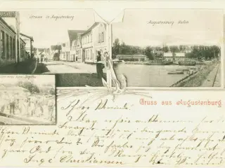 Gruss aus Augustenburg.1899