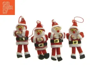 Julemandsfigurer i filt (str. 4 styk)