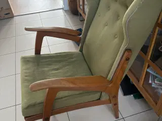 Teaktræ stol