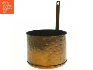 Gammel kobber krukke (str. 15 x 23,5 cm)