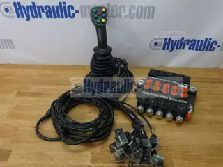 4 positions joystick 7 buttons+Hydraulisk Ventiler