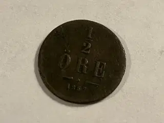 1/2 øre 1857 Sweden