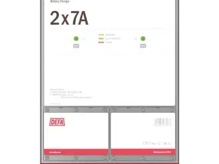 DEFA lifeboatcharger 36-62vac 2x7a