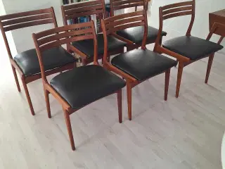 Teak spisebordsstole