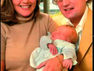 Prins Bernhard Jr.  - Prinsesse Annette - Baby Isabelle - Holland - Hallmark 337 - Ubrugt