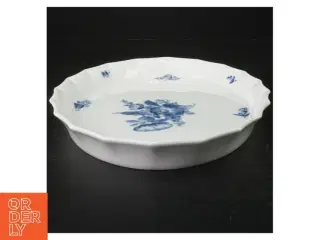 Blå blomst porcelænsfad fra Royal Copenhagen (str. 29 x 21 cm)