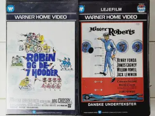 ⭐️- 2 stk. Vintage VHS-samling – Sjældne Film