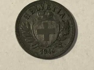 2 Rappen Switzerland 1945