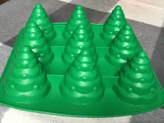 Siliconeform til 3D juletræer