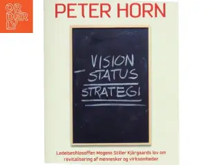 Vision minus status = strategi : ledelsesfilosoffen Mogens Stiller Kjärgaards lov om revitalisering af mennesker og virksomheder af Peter Horn (B