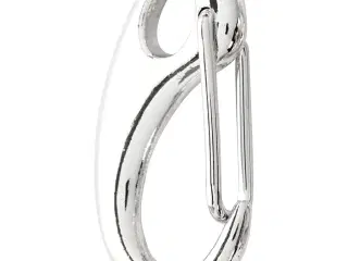 Karabinhage, L: 30 mm, B: 15 mm, forsølvet, 2stk./ 1 pk.