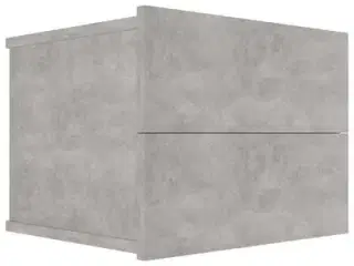 vidaXL sengeskab 40x30x30 cm spånplade betongrå