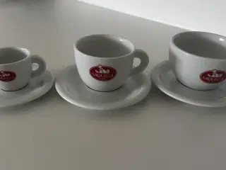 Italiensk Saquella café kopper - vintage