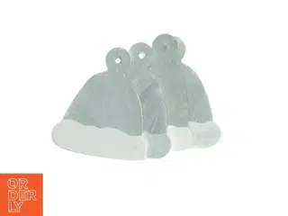Jule ophæng i rensdyr og hue form (str. 9 cm)