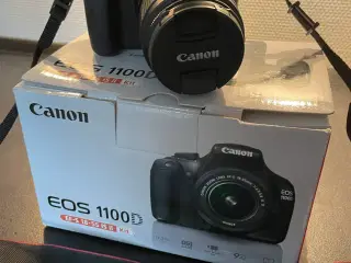 Canon 1100D sælges. Brugt meget lidt .