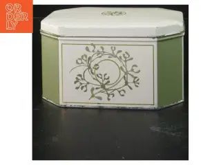 Dekoreret opbevaringsdåse (str. 8x15x12 cm)