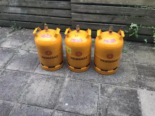 3 stk. 11 kg gasflasker