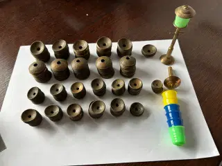 Danske kobber mønter genbruges til små lamper