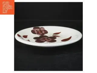 Retro porcelænsfad med blomster fra Prinui (str. Ø 24 cm)