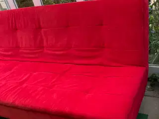 Rød Fin Sove Sofa