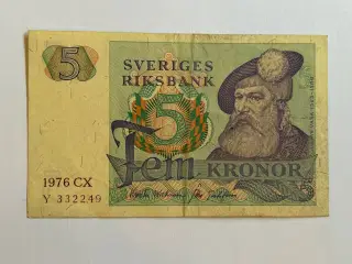 5 Kronor 1976 CX Sweden