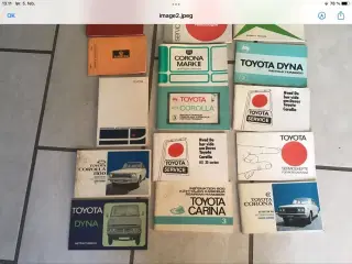 Toyota bøger retro