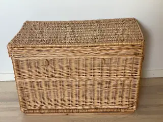 Stor fletkurv med låg