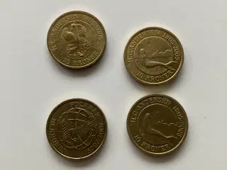 10 kr. mønter