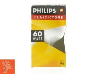 Philips glødepære 60W i emballage fra Philips (str. 60 watt)
