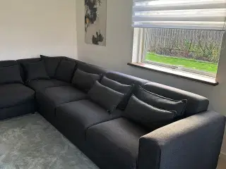 Flot stof sofa fra ilva