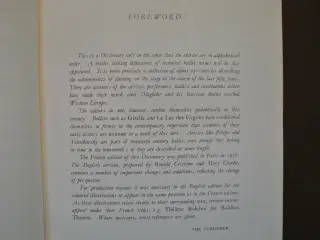 a dictionary og modern ballet, edited by francis g