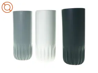 3 x vaser fra Hübsch (str. 24 cm)