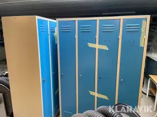 Metalskabe 4 styk