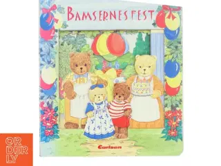Børnebog “Bamsernes fest” med udskårne 3D-sider